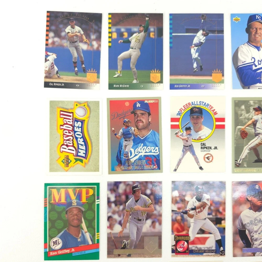 25 Card Baseball Star Lot Several Year Span All Pictured McGwire Ripken jr Ryan